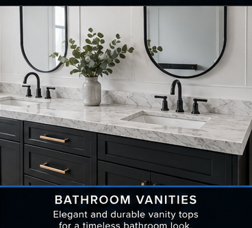 Bathroom vanity countertops