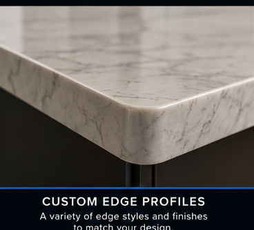 Custom countertop edge profile