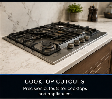 Cooktop cutout fabrication