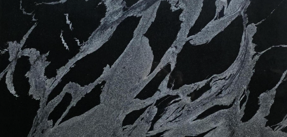 Natural Granite - Black Mamba stone slab